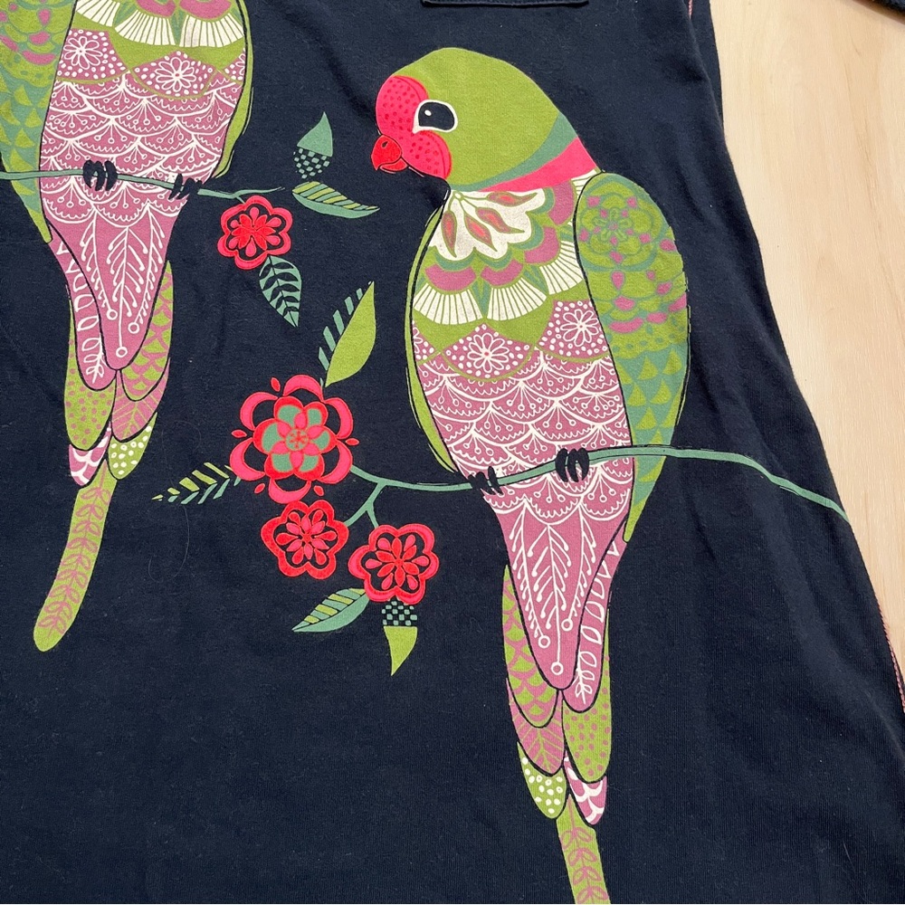 Tea Collection 10 short sleeve bird printed dress - Picture 4 of 6